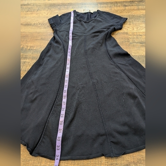 A.L.C. Navy Shelby Seamed Raglan Fit Flare Dress Womens Size Medium - Picture 8 of 10